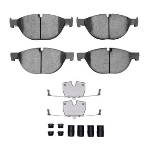 BMW 535I Brake Pads - Front - R1 Concepts - Semi Met - `09-`18